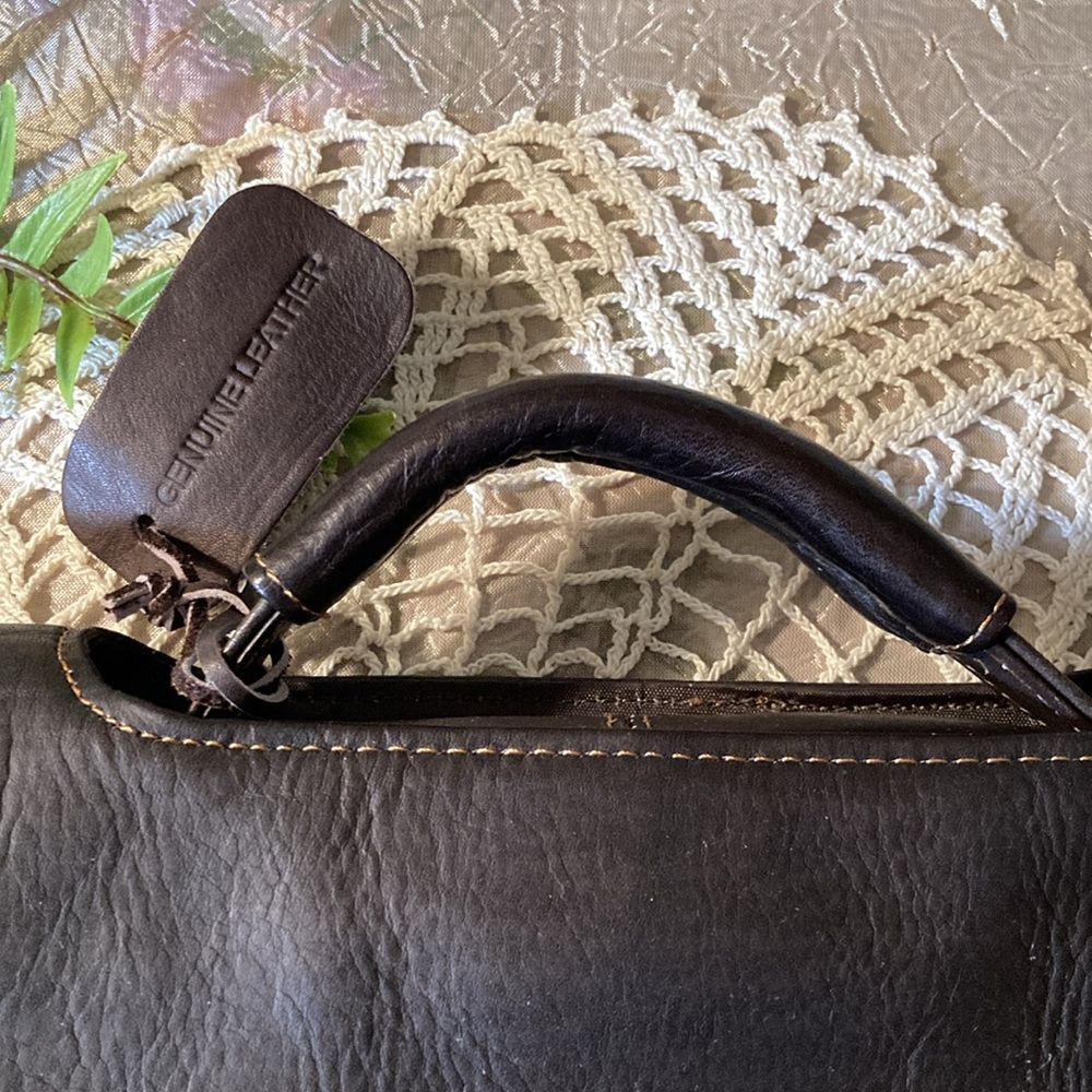 NWT Kenneth Cole Reaction Leather Show Business Design Laptop Bag Briefcase - Picture 5 of 16